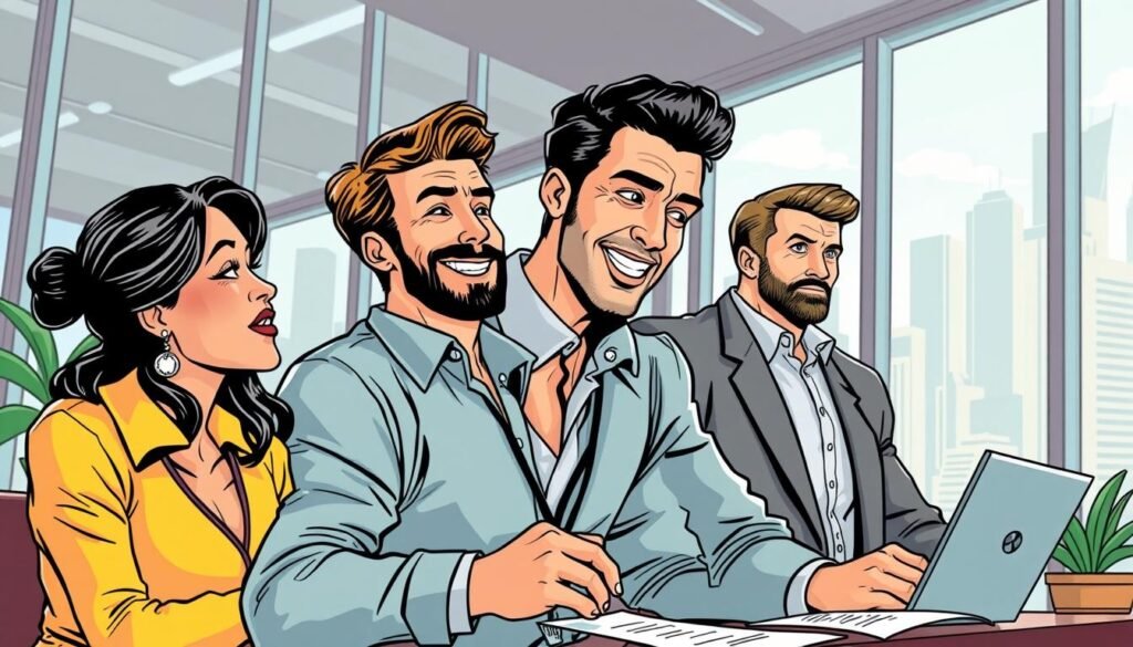 Imagem de empreendedores brasileiros bem-sucedidos Imagem de empreendedores brasileiros bem-sucedidos