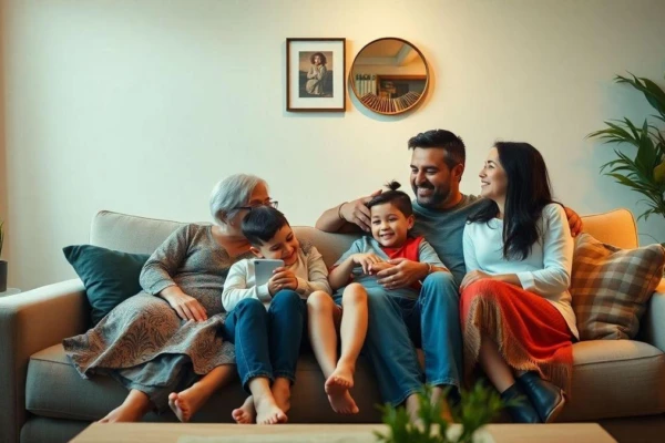 familia-mensajes-de-amor-y-unidad-familiar