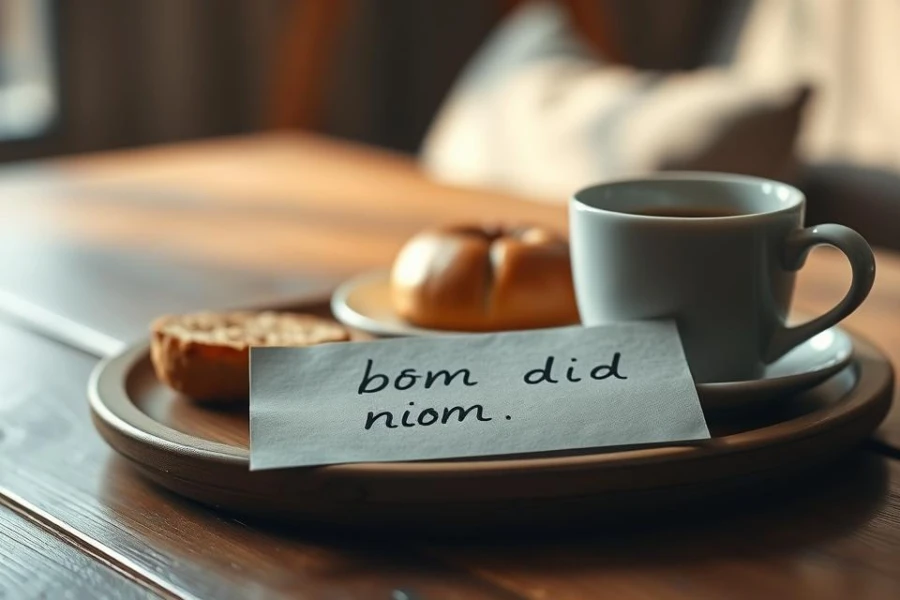 bonjour avec un message de gentillesse