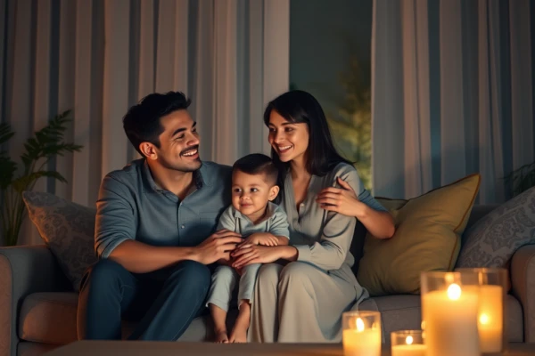 ¿Qué sucede cuando se dice 'buenas noches' con una oración a la familia?
