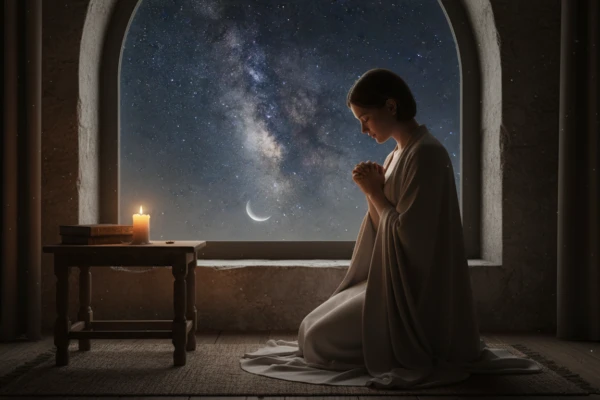 Buenas noches con una oración de agradecimiento: el secreto del sueño profundo