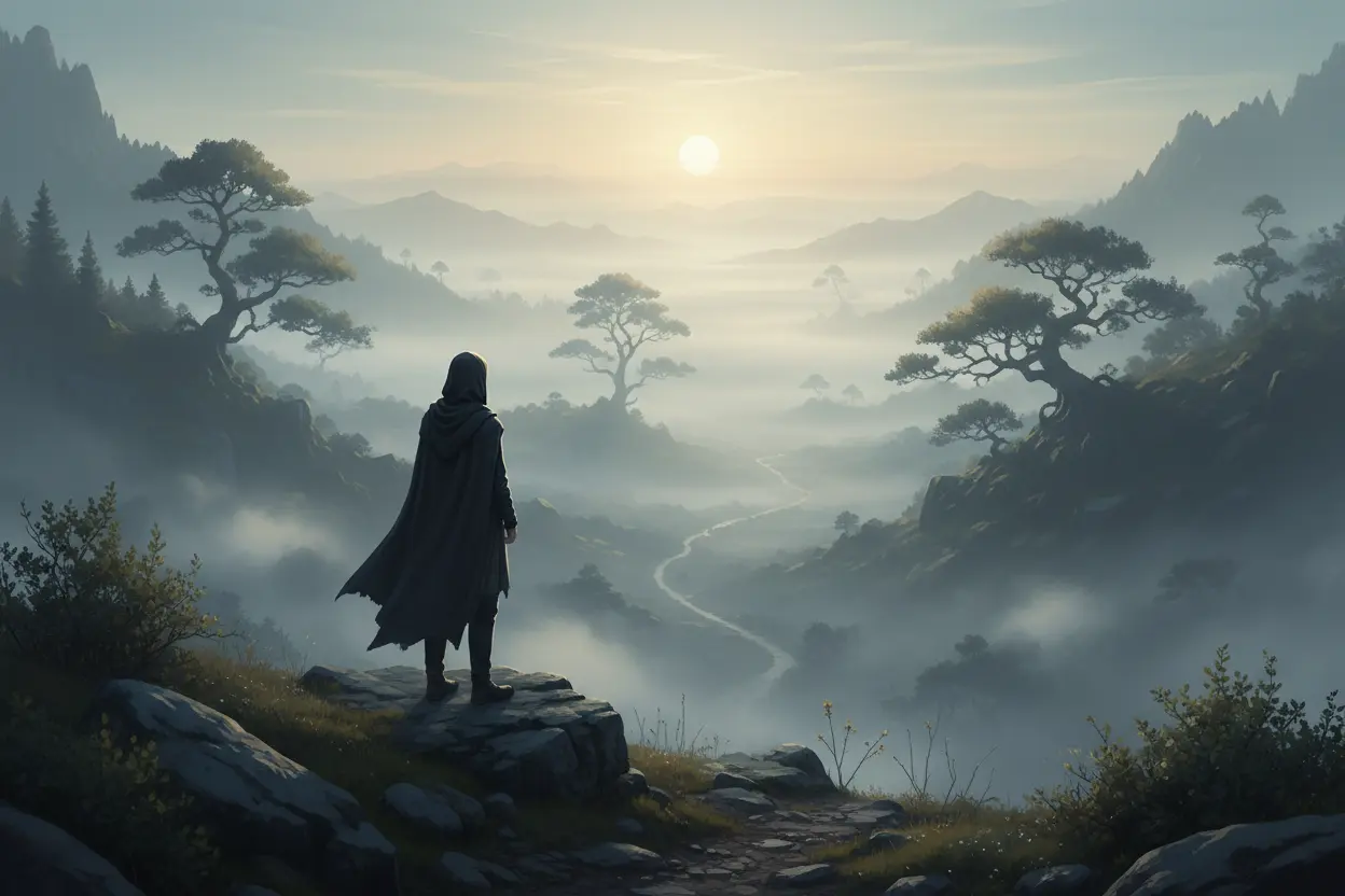 Machado de Assis e as Frases sobre a Vida Pessoa contemplando a vida, inspirada por citações de Machado de Assis.