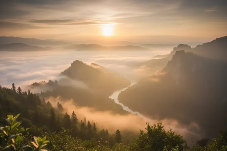Nascer do sol inspirador para frases de bom dia segunda feira