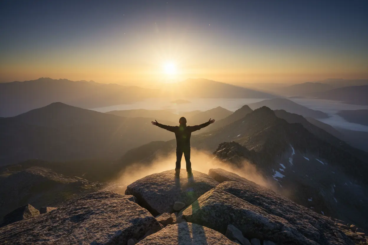 Mãos segurando pedra lisa, símbolo de calma