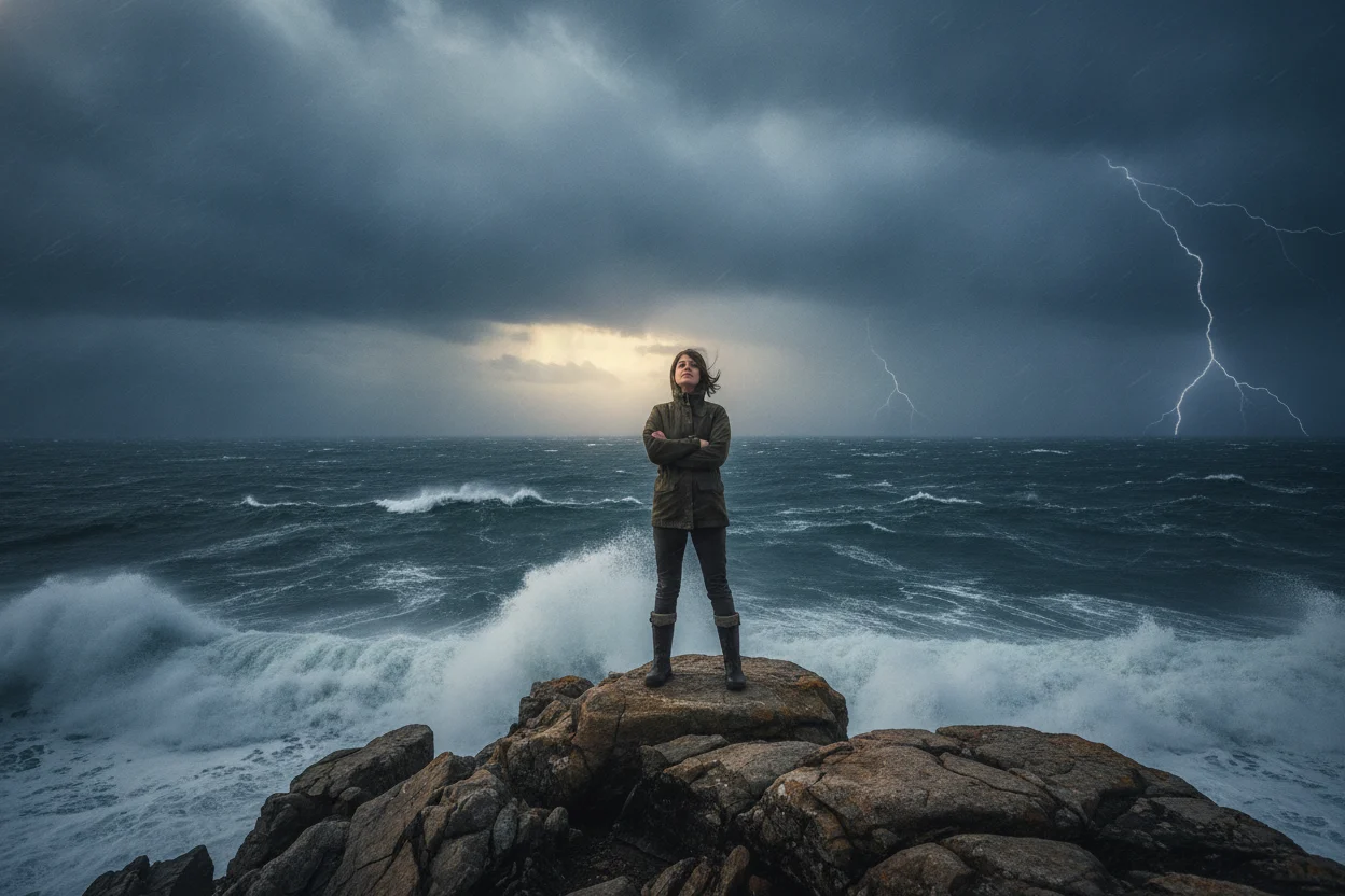 Encarando as tempestades da vida com coragem | Mensagens que Inspiram Encarando as tempestades da vida com coragem