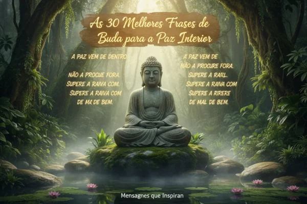 As 30 Melhores Frases de Buda para a Paz Interior