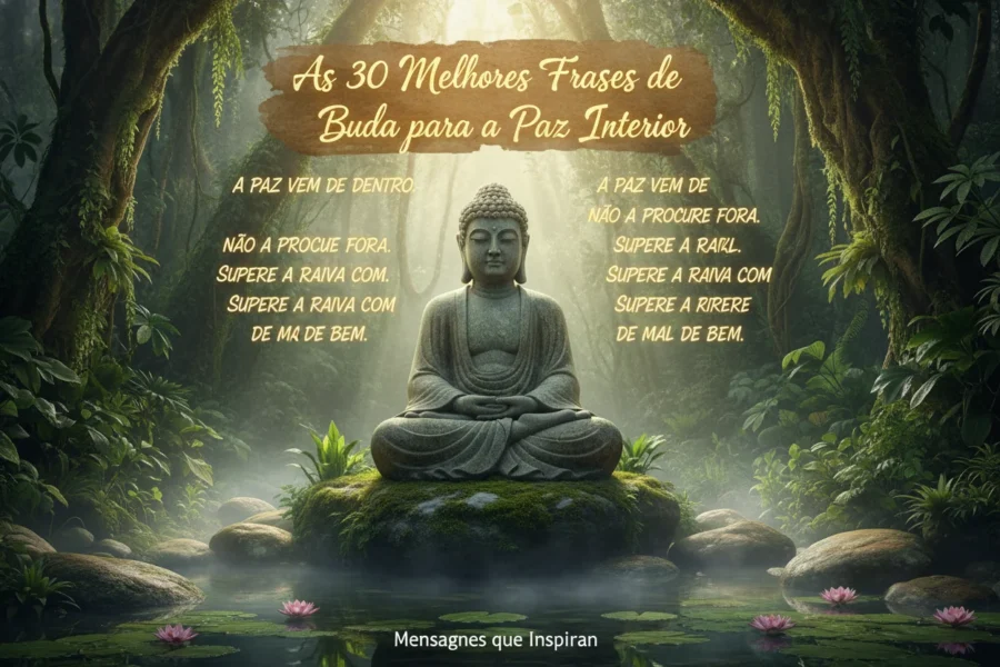 As 30 Melhores Frases de Buda para a Paz Interior