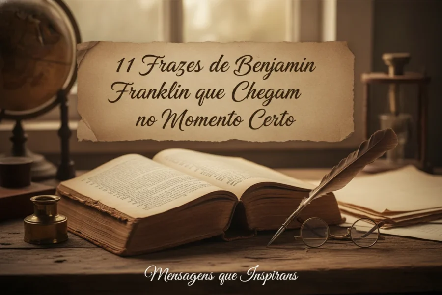 11 Frases de Benjamin Franklin que Chegam no Momento Certo