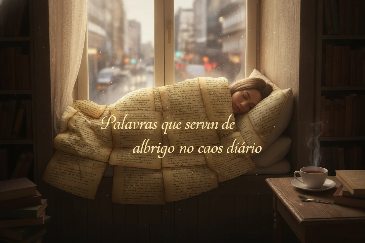 Words that offer refuge from the chaos of everyday life 