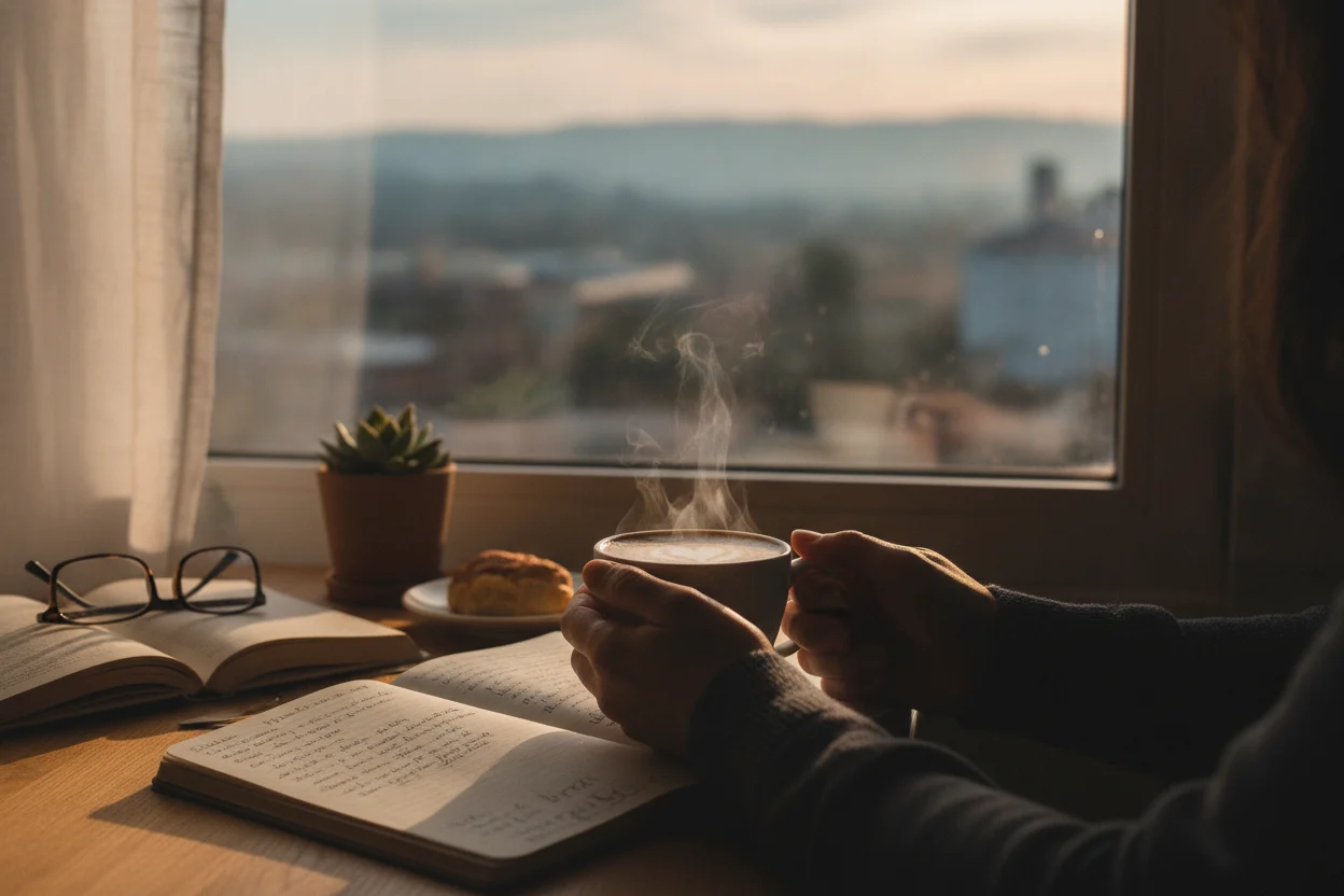 Encontrando inspiração nas manhãs e no café | Mensagens que Inspiram Encontrando inspiração nas manhãs e no café frases sobre rotina diária