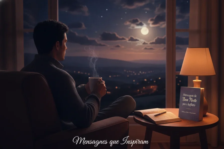 Mensagem de Boa Noite para Refletir sobre a Vida e Descansar