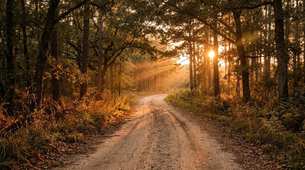 Segunda Feira Sem Animo Caminho Entardecer